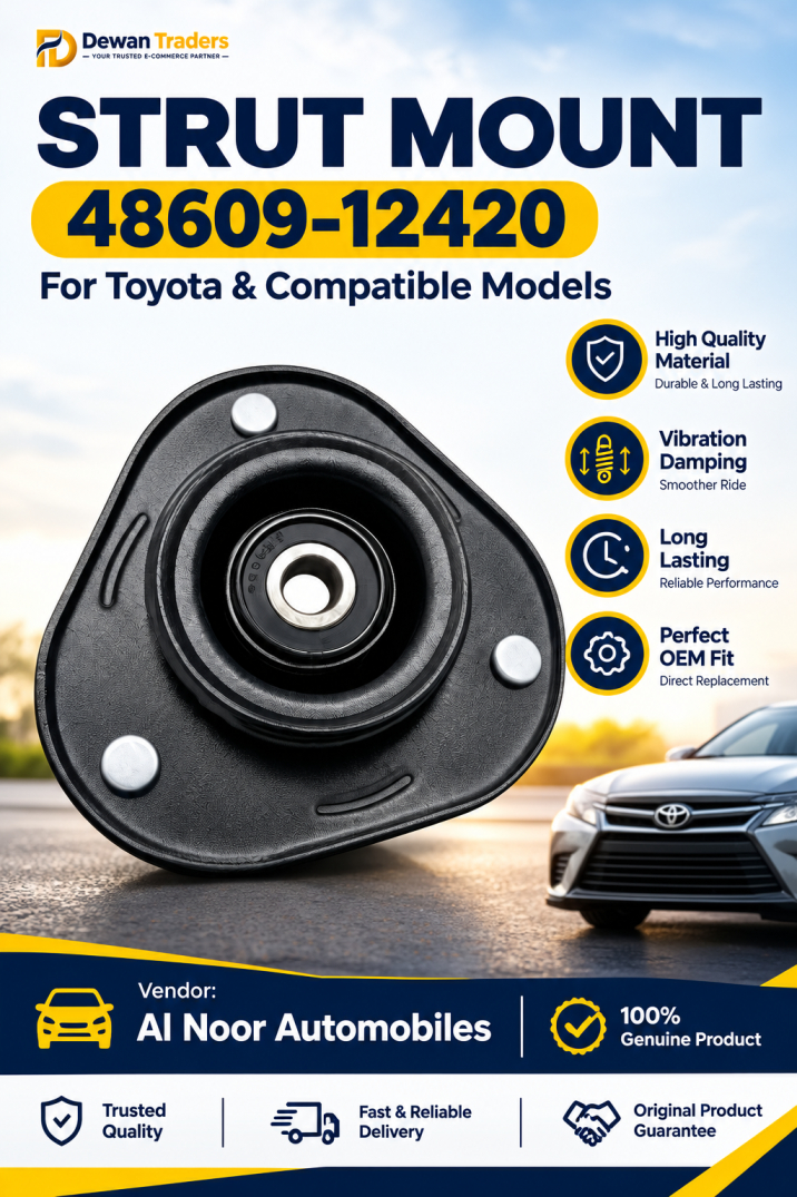 Premium Automotive Suspension Strut Mount — 48609-12420